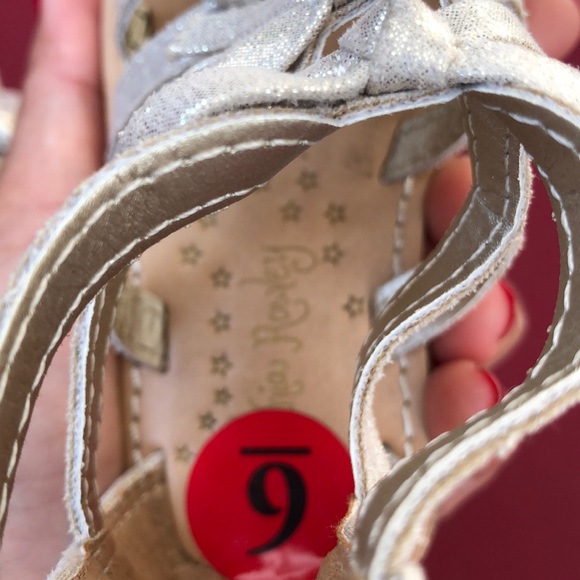 Golden Semi-Gladiator Sandals by Cynthia Rowley - Picture 6 of 9